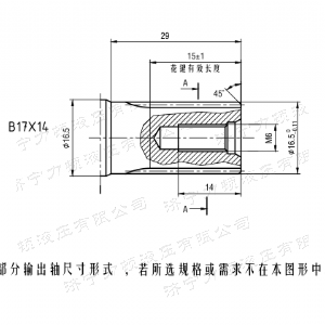 江南（中国）后油口系列马达
